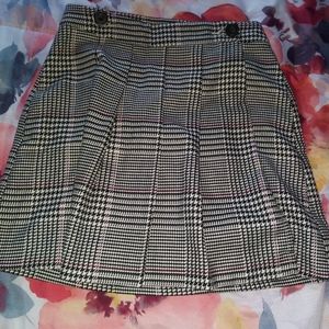 Mini plaid skirt used twiced
